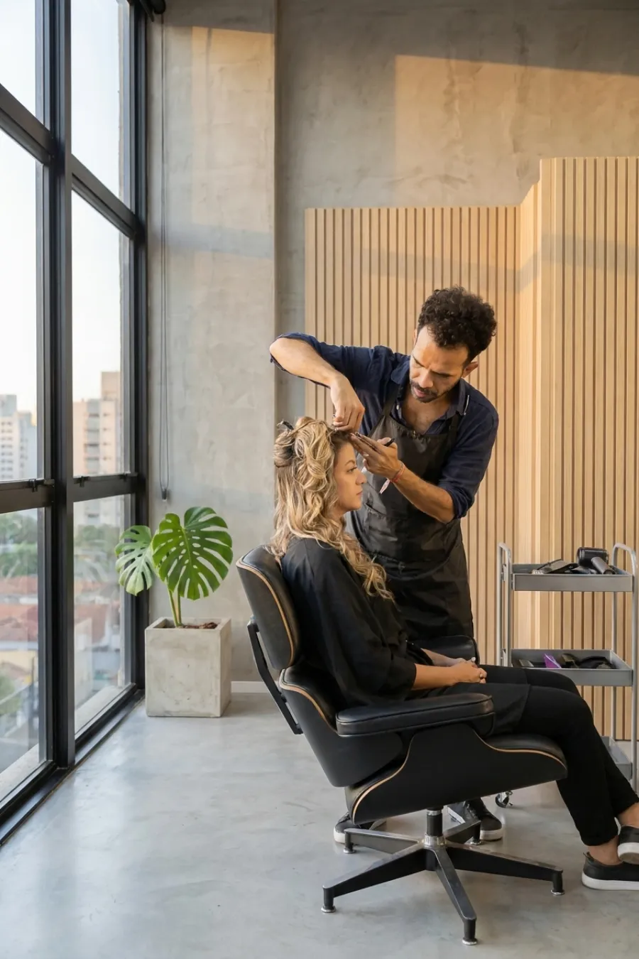 Professional keratin treatment consultation at Keratinbehandling.com by Douglas Lima Hair